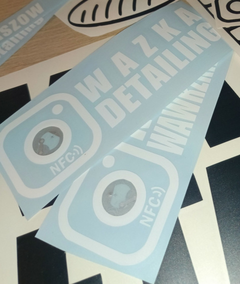 Vlepka NFC IG z nazwą